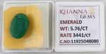 Load image into Gallery viewer, 5.76/CT Natural Panna Stone with Govt. Lab Certificate-11925D48080