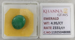 Load image into Gallery viewer, 4.95/CT Natural Panna Stone with Govt. Lab Certificate-11925D48088