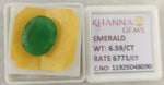 Load image into Gallery viewer, 6.59/CT Natural Panna Stone with Govt. Lab Certificate-11925D48090