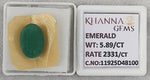 Load image into Gallery viewer, 5.89/CT Natural Panna Stone with Govt. Lab Certificate-11925D48100