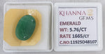 Load image into Gallery viewer, 5.76/CT Natural Panna Stone with Govt. Lab Certificate-11925D48107