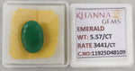 Load image into Gallery viewer, 5.57/CT Natural Panna Stone with Govt. Lab Certificate-11925D48109