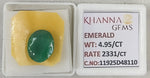 Load image into Gallery viewer, 4.95/CT Natural Panna Stone with Govt. Lab Certificate-11925D48110