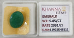 Load image into Gallery viewer, 5.85/CT Natural Panna Stone with Govt. Lab Certificate-11925D48111