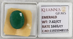 Load image into Gallery viewer, 7.62/CT Natural Panna Stone with Govt. Lab Certificate-11925D48115