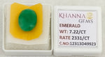 Load image into Gallery viewer, 7.22/CT Natural Panna Stone with Govt. Lab Certificate-12313D49923