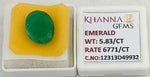 Load image into Gallery viewer, 5.83/CT Natural Panna Stone with Govt. Lab Certificate-12313D49932