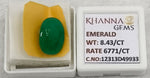 Load image into Gallery viewer, 8.43/CT Natural Panna Stone with Govt. Lab Certificate-12313D49933
