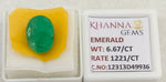 Load image into Gallery viewer, 6.67/CT Natural Panna Stone with Govt. Lab Certificate-12313D49936