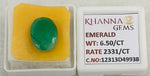 Load image into Gallery viewer, 6.5/CT Natural Panna Stone with Govt. Lab Certificate-12313D49938