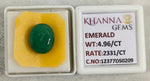 Load image into Gallery viewer, 4.96/CT Natural Panna Stone with Govt. Lab Certificate-12377D50209