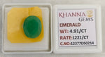 Load image into Gallery viewer, 4.91/CT Natural Panna Stone with Govt. Lab Certificate-12377D50214
