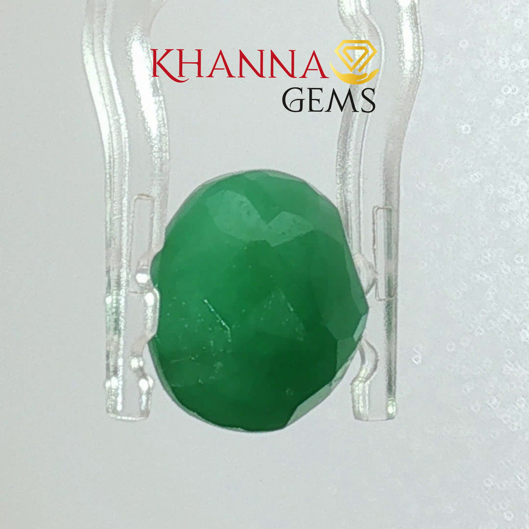 4.9/CT Natural Panna Stone with Govt. Lab Certificate-13108D53939