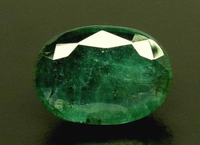 4.67/CT Natural Panna Stone with Govt. Lab Certificate (23310)