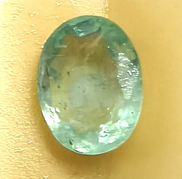 8.20/CT Natural Panna Stone with Govt. Lab Certificate (56610)