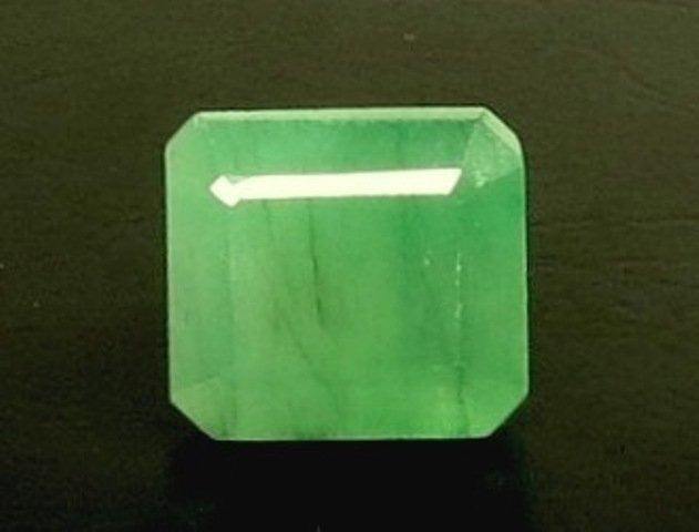 6.62/CT Natural Panna Stone with Govt. Lab Certificate