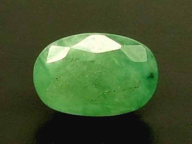 8.39/CT Natural Panna Stone with Govt. Lab Certificate