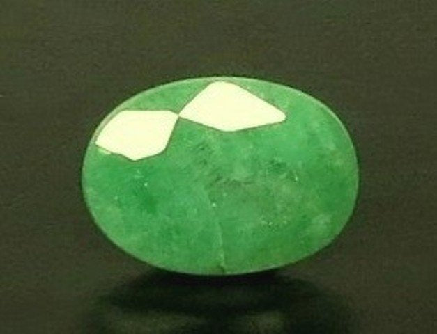 6.66/CT Natural Panna Stone with Govt. Lab Certificate