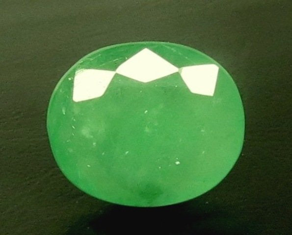 5.75/CT Natural Panna Stone with Govt. Lab Certificate (6771)