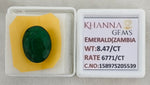 Load image into Gallery viewer, 8.47/CT Natural Panna Stone with Govt. Lab Certificate-15897S205539