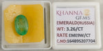 Load image into Gallery viewer, 3.26/CT Natural Panna Stone with Govt. Lab Certificate-16489S207704