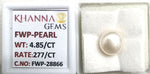Load image into Gallery viewer, 4.85/CT Natural Fresh Water Pearl With Lab Certificate
