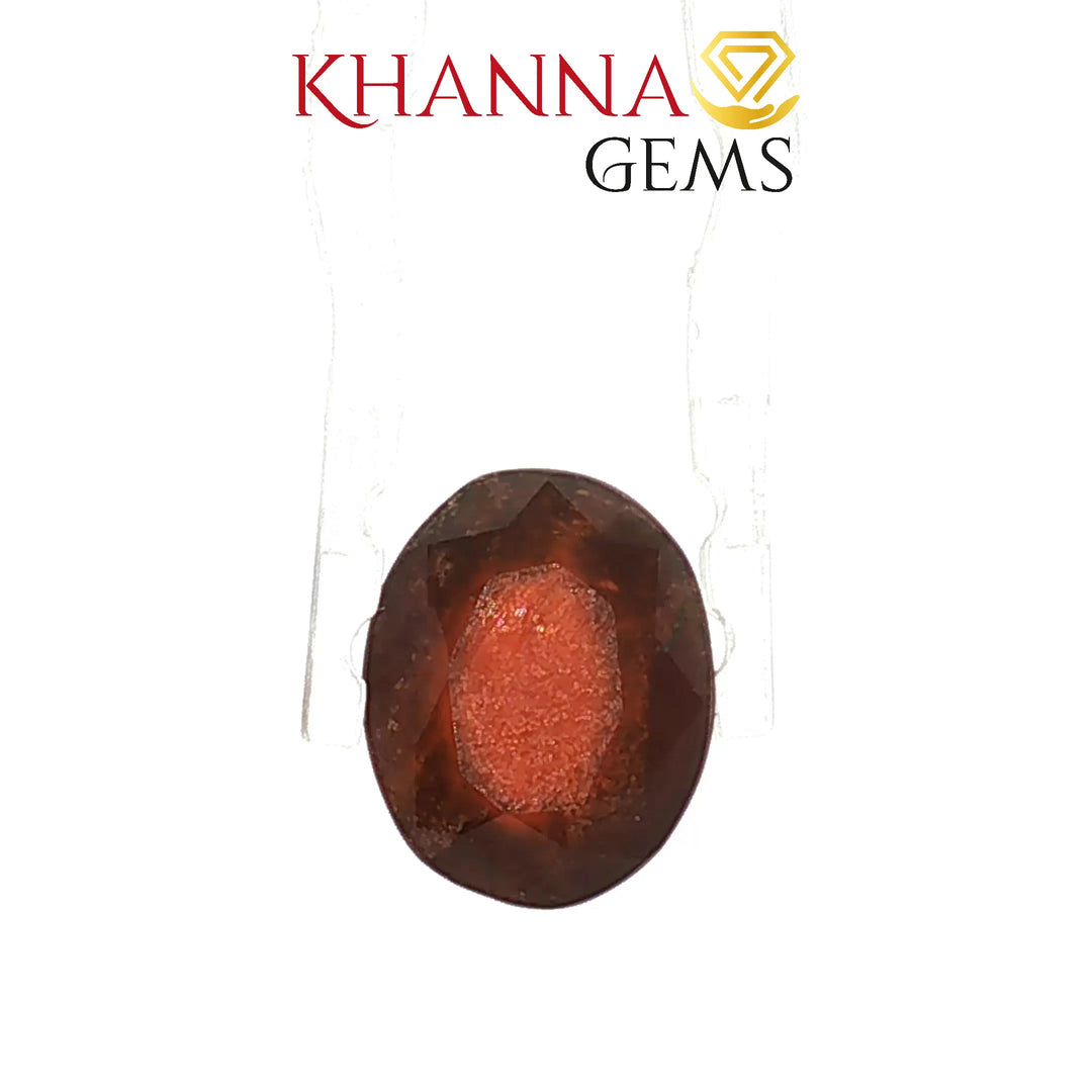 5.74/Carat Natural Hessonite Stone with Govt. Lab Certificate-81588