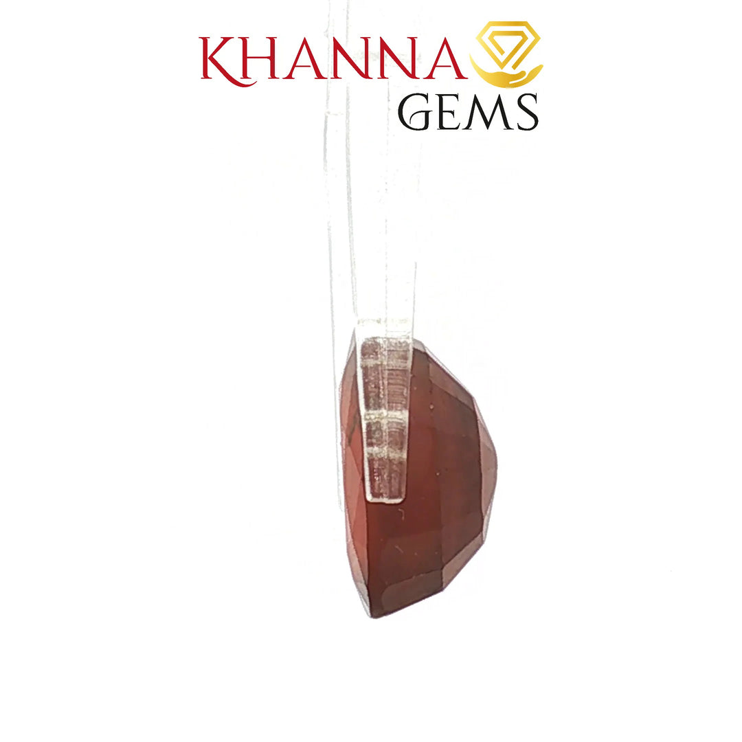 5.74/Carat Natural Hessonite Stone with Govt. Lab Certificate-81588