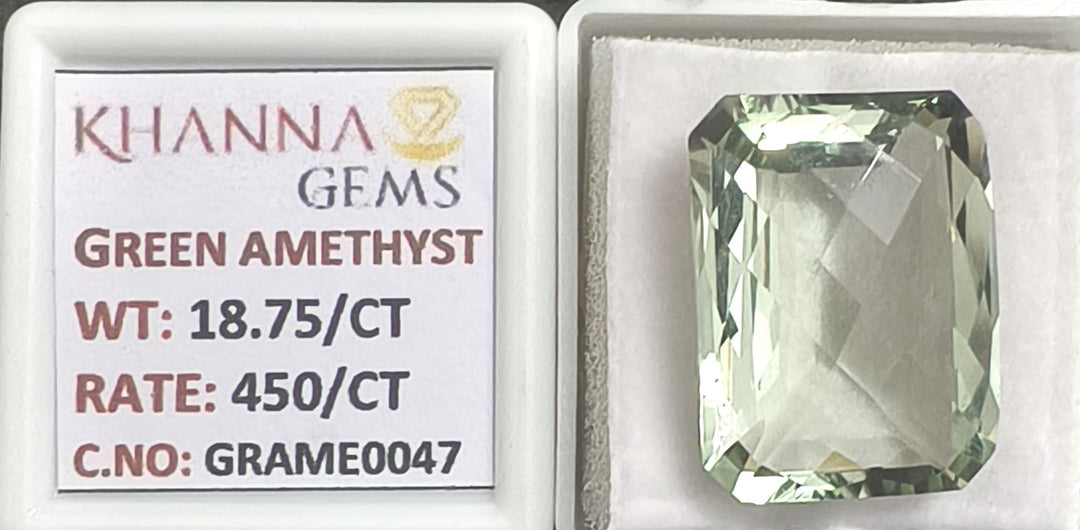 18.75/CT Green Amethyst (450)