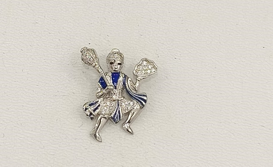 4.30/GM HANUMAN JI SILVER PENDANT  (525)