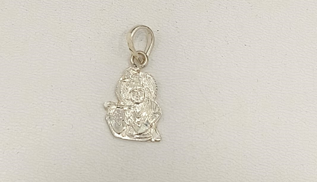 3.00/GM KRISHNA SILVER PENDANT   (400)