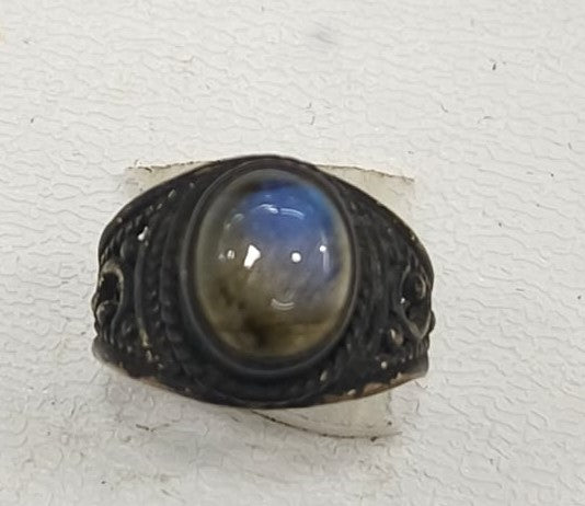 4.00/GM LAPIS RAJWARA  SILVER RING (525)