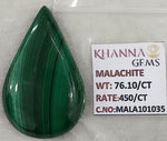 Load image into Gallery viewer, 76.10/CT Natural Malachite Gemstone of Premium Quality-MALA101035