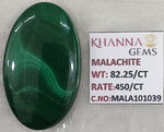 Load image into Gallery viewer, 82.25/CT Natural Malachite Gemstone of Premium Quality-MALA101039