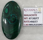 Load image into Gallery viewer, 67.50/CT Natural Malachite Gemstone of Premium Quality-MALA101043