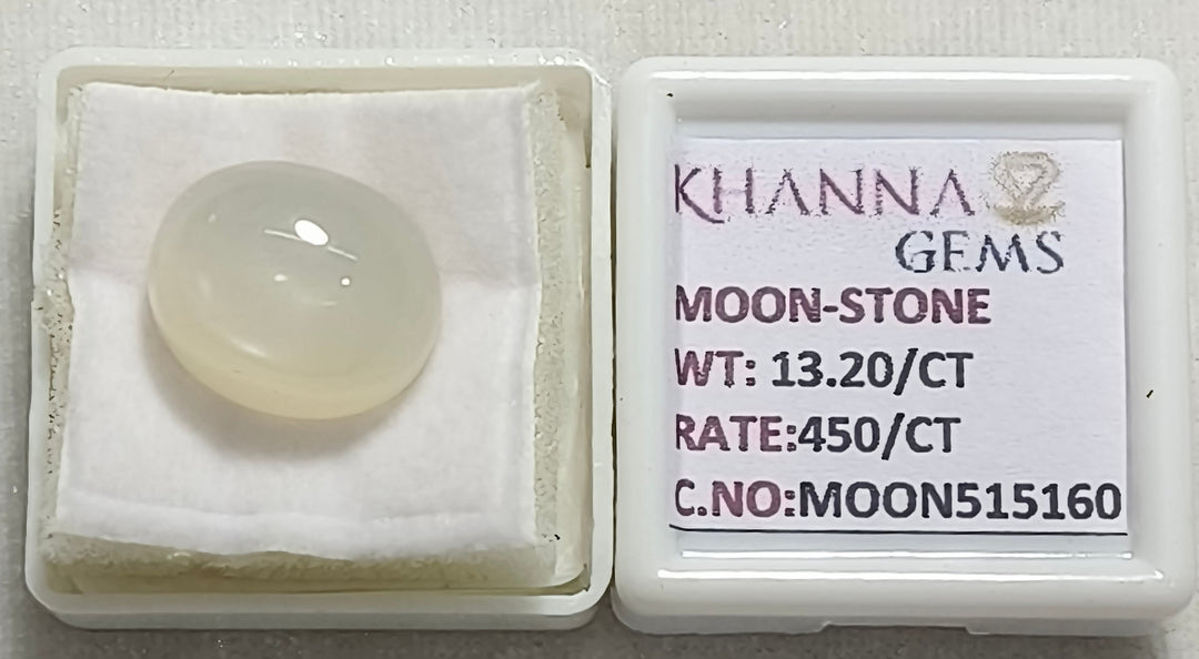 13.20/CT Moon Stone with Govt. Lab Certificate (450)