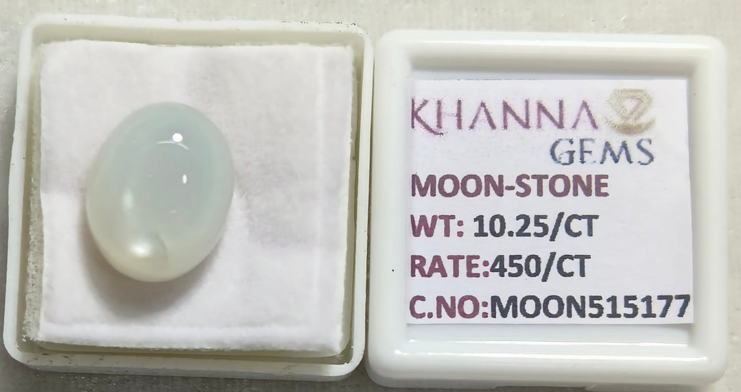 10.25/CT Moon Stone with Govt. Lab Certificate (450)