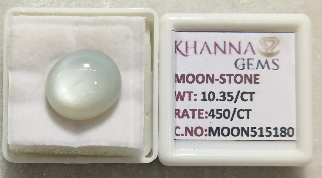10.35/CT Moon Stone with Govt. Lab Certificate (450)