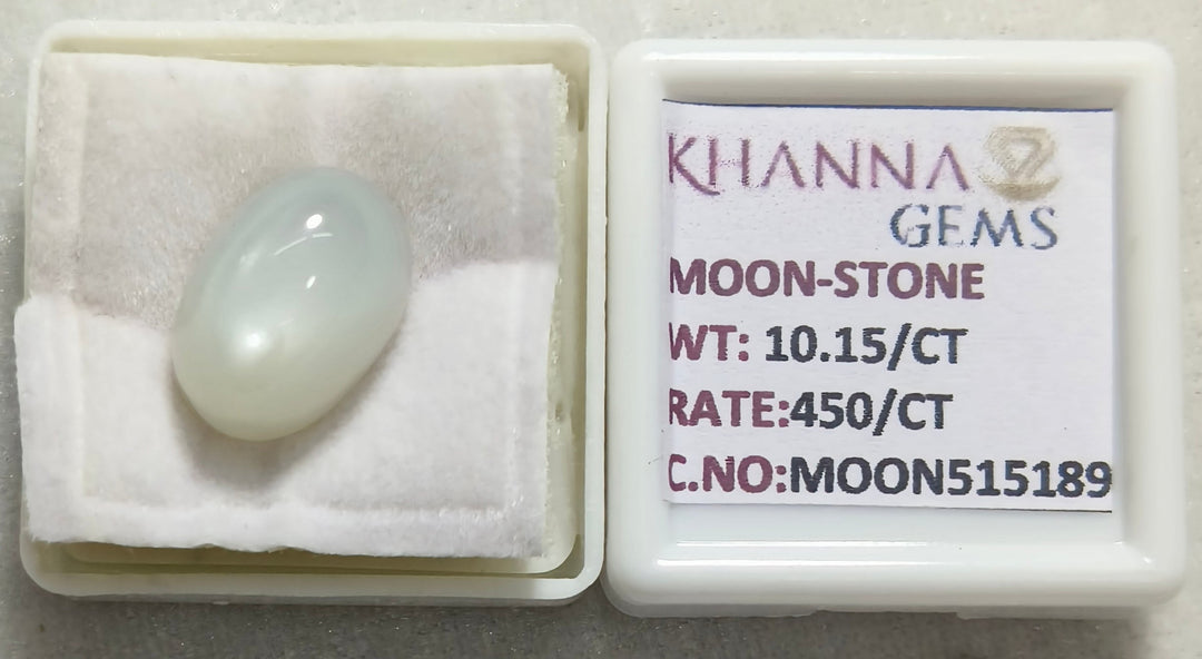 10.15/CT Moon Stone with Govt. Lab Certificate (450)
