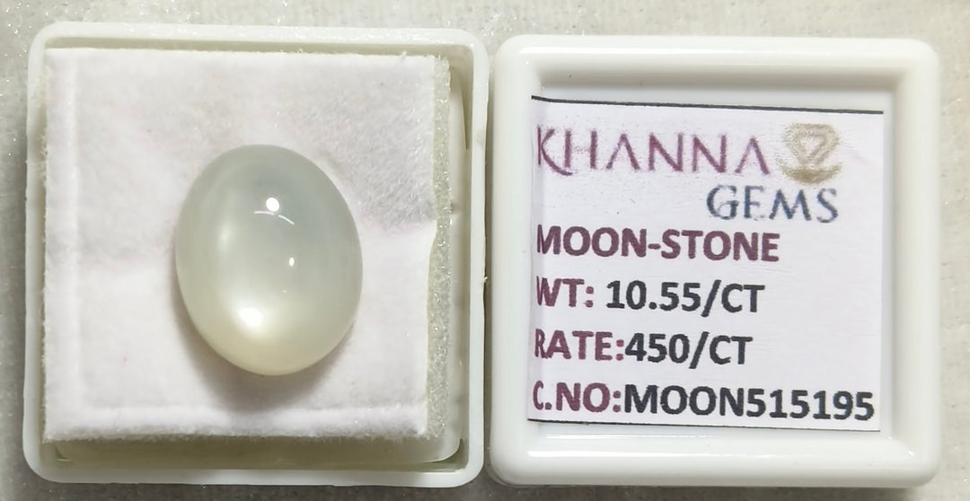 10.55/CT Moon Stone with Govt. Lab Certificate (450)