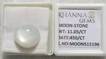 Load image into Gallery viewer, 11.05/CT Moon Stone with Govt. Lab Certificate (450)