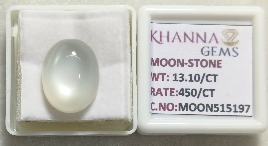 13.10/CT Moon Stone with Govt. Lab Certificate (450)