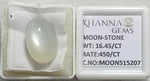 Load image into Gallery viewer, 16.45/CT Moon Stone with Govt. Lab Certificate (450)