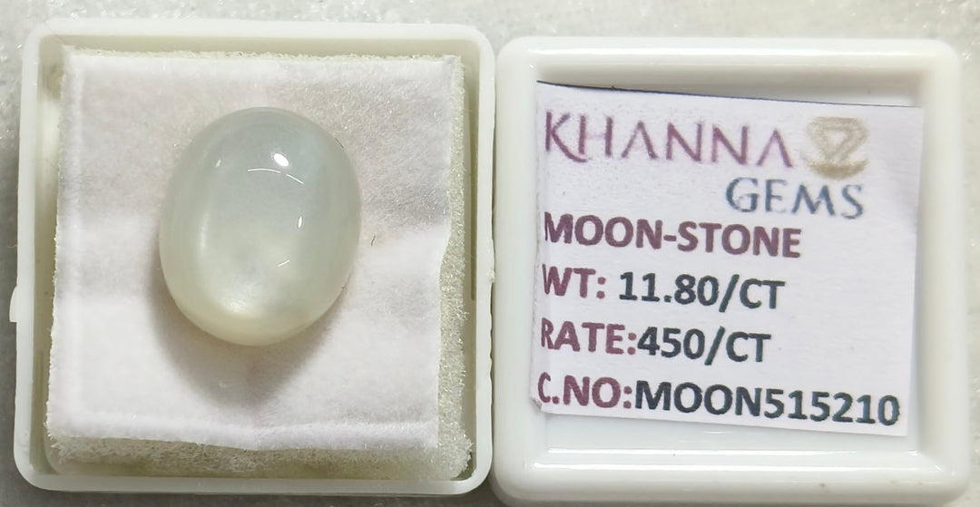 11.80/CT Moon Stone with Govt. Lab Certificate (450)