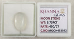 Load image into Gallery viewer, 6.75/CT Moon Stone with Govt. Lab Certificate (450)