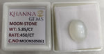 Load image into Gallery viewer, 5.85/CT Moon Stone with Govt. Lab Certificate