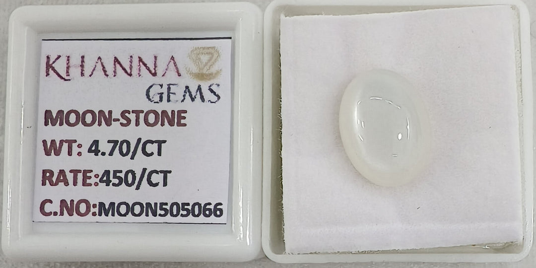 4.70/CT Moon Stone with Govt. Lab Certificate