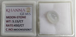 Load image into Gallery viewer, 5.15/CT Moon Stone with Govt. Lab Certificate