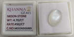 Load image into Gallery viewer, 4.70/CT Moon Stone with Govt. Lab Certificate