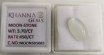 Load image into Gallery viewer, 5.70/CT Moon Stone with Govt. Lab Certificate